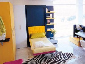 wall bed / single / contemporary / child's unisex