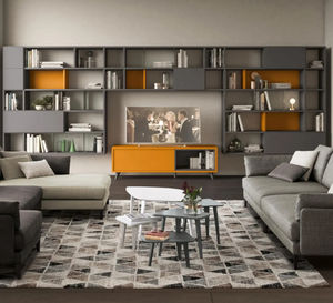 contemporary TV wall unit