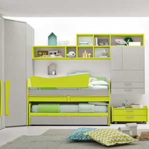 green children's bedroom furniture set