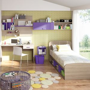 purple children's bedroom furniture set 1