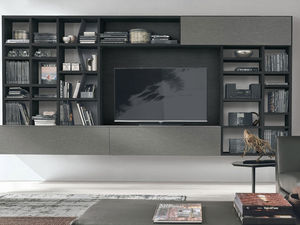 contemporary TV wall unit