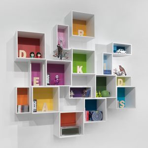 wall-mounted shelves