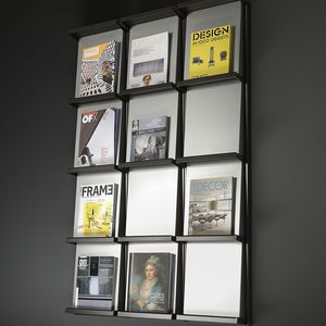 contemporary magazine rack