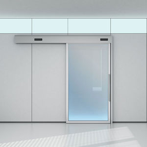 interior door / sliding / wooden / glass