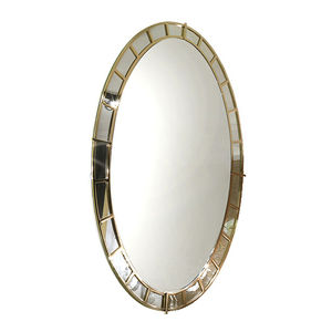 wall-mounted mirror / traditional / oval