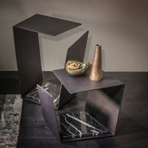 Contemporary side table - BIRIGNAO - Emmemobili - solid wood / wood ...