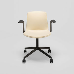 contemporary office chair / on casters / swivel / with armrests