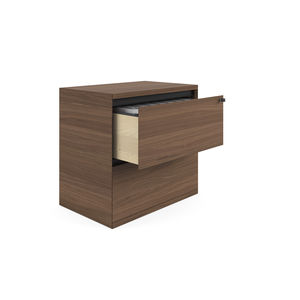 wooden office unit