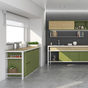 contemporary storage cabinet for kitchen