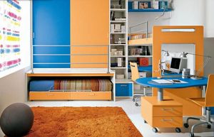blue children's bedroom furniture set 1