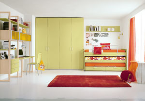 yellow children's bedroom furniture set 1