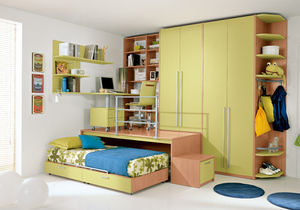 yellow children's bedroom furniture set 1