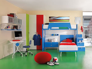 red children's bedroom furniture set 1