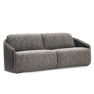 contemporary sofa / fabric / leather / for hotel