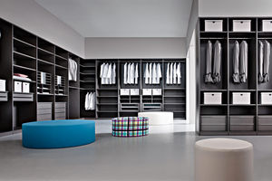 melamine walk-in wardrobe