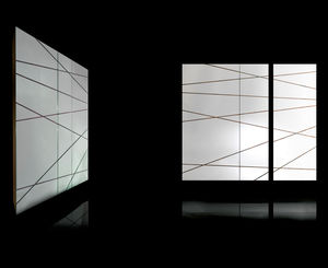 wall-mounted mirror