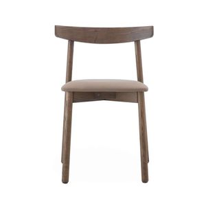 Scandinavian design chair / upholstered / fabric / ash