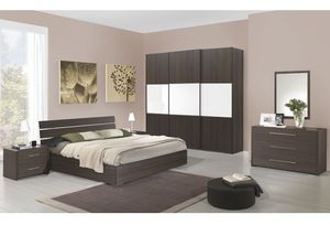 contemporary chest of drawers / wooden / brown