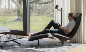 contemporary fireside chair