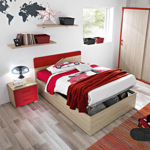 red children's bedroom furniture set 1