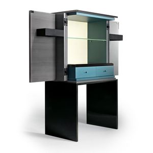 contemporary bar cabinet