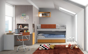 orange children's bedroom furniture set 1