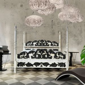 canopy bed / double / New Baroque design / with headboard