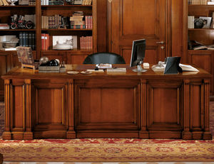 cherrywood desk / traditional / with storage