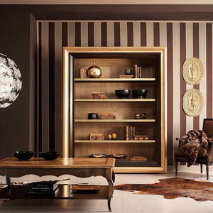 traditional bookcase / lacquered wood