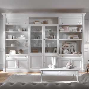 traditional china cabinet / lacquered wood