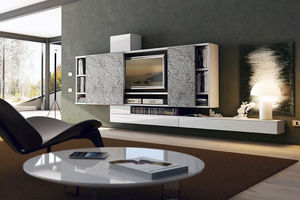 contemporary TV wall unit