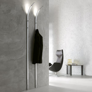 wall-mounted coat rack / contemporary / metal