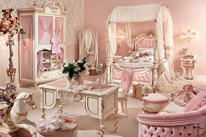 pink children's bedroom furniture set