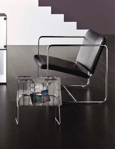 contemporary magazine rack