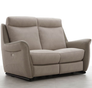 contemporary sofa / leather / 2-person / 3-seater