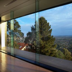 double-glazed glass panel