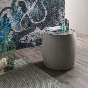 contemporary pouf