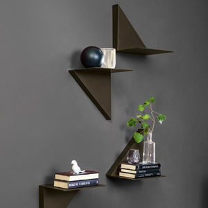 wall-mounted shelves