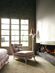 classic chaise longue / fabric