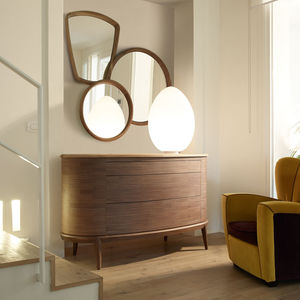 wall-mounted mirror