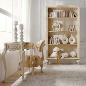 classic bookcase / lacquered wood / child's
