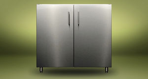 stainless steel kitchen sink cabinet / for gardens
