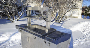 charcoal barbecue