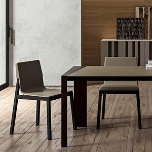 contemporary chair / upholstered / standard base / ergonomic