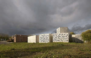 fiber-reinforced concrete solar shading
