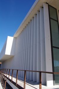 cement-glass composite solar shading