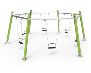 metal swing / playground / multi-person