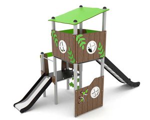 upright slide / for playgrounds
