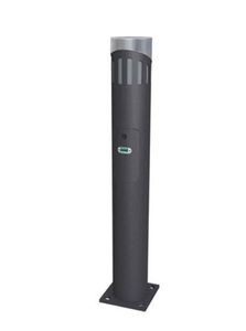 urban bollard light / contemporary / stainless steel / LED