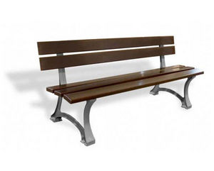 traditional public bench